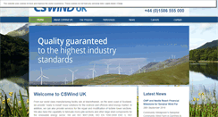 Desktop Screenshot of cswinduk.com