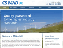 Tablet Screenshot of cswinduk.com